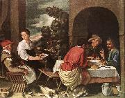 ORRENTE, Pedro The Supper at Emmaus ag oil painting artist